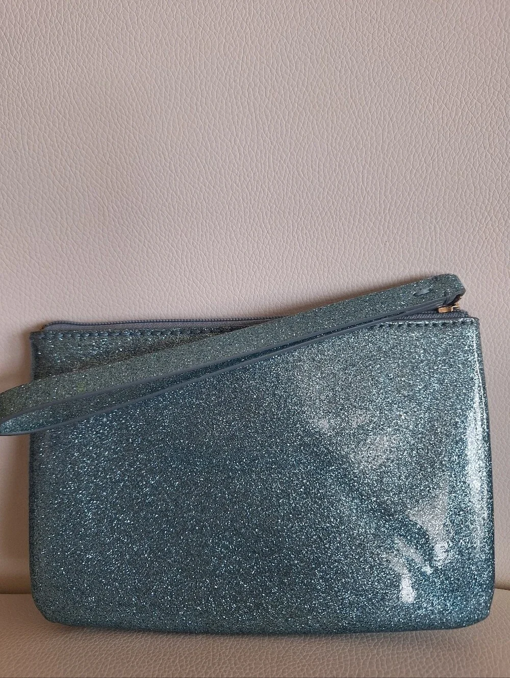 Kate Spade Teal Blue Glitter Wrislet EUC